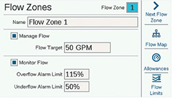 advanced feature acc2 flow zones 1