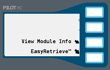 Image of the EasyRetrieve screen selection.