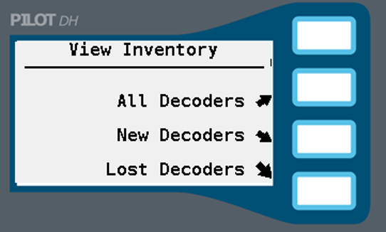 Image of the View Inventory screen.