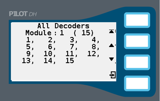 Image of the screen with the All Decoders view.