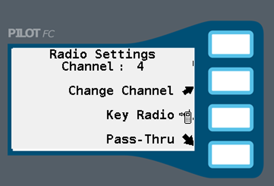 Image of the channel display screen.
