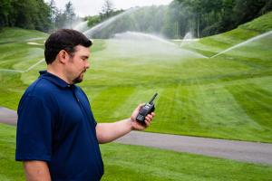 Controlling Golf Course Irrigation System