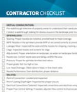 Contractor Checklist thumbnail