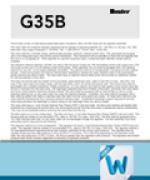 G35B Written Spec thumbnail