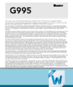 G995 Written Spec thumbnail