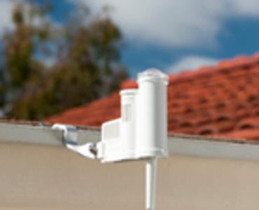 Wireless Solar Sync Mounted on House