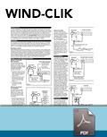 Wind-Clik Installation Card