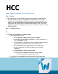 HCC Written Specifications