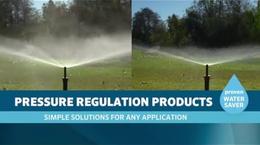 Water Savings: Using Pressure Regulation