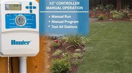 X2 Irrigation Controller Manual Operation
